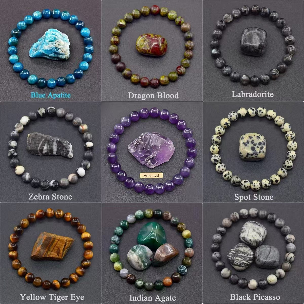 NATURAL MINERAL BRACELETS MYSTERY BAGS